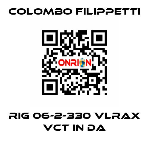 RIG 06-2-330 VLRAX VCT IN DA Colombo Filippetti