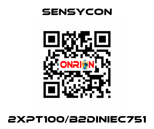 2XPT100/B2DINIEC751 SENSYCON