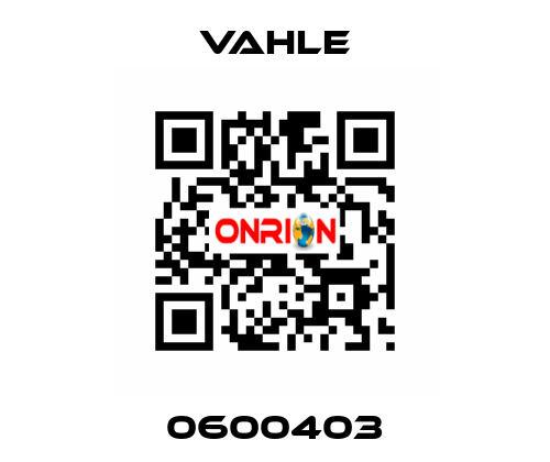 0600403 Vahle