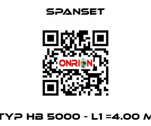 Typ HB 5000 - L1 =4.00 m SpanSet