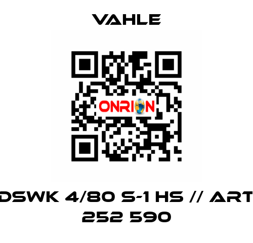 DSWK 4/80 S-1 HS // art 252 590 Vahle