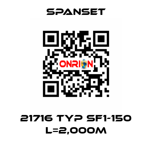 21716 Typ SF1-150 L=2,000m SpanSet