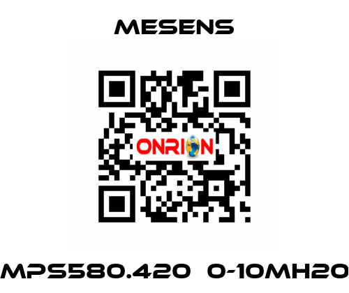 MPS580.420  0-10mH20 Mesens