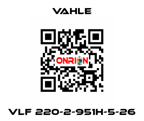 VLF 220-2-951H-5-26 Vahle