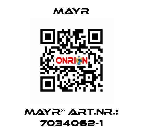 mayr® Art.Nr.: 7034062-1 Mayr