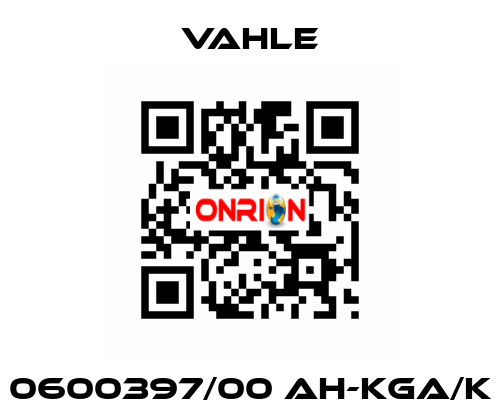 0600397/00 AH-KGA/K Vahle