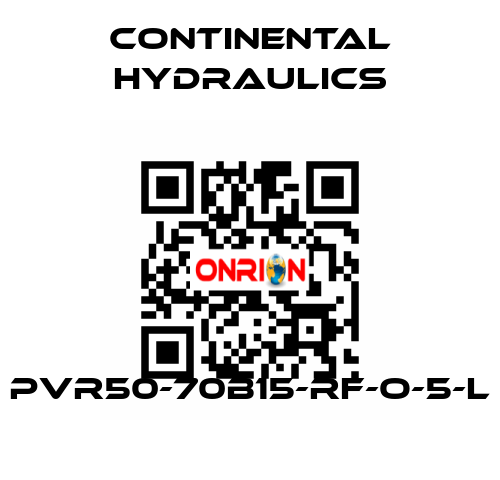 PVR50-70B15-RF-O-5-L Continental Hydraulics