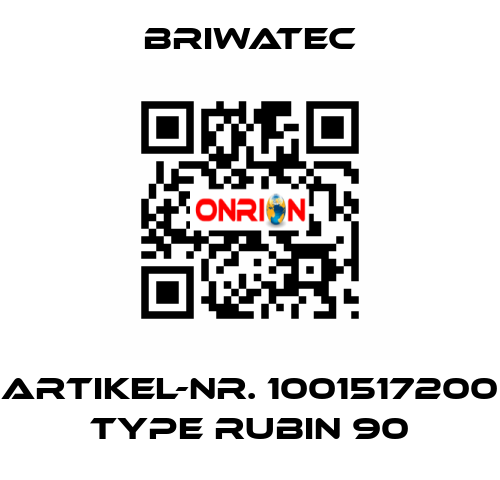 Artikel-Nr. 1001517200 Type RUBIN 90 Briwatec