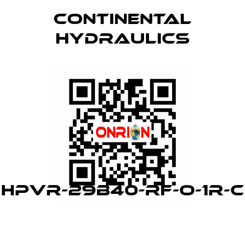 HPVR-29B40-RF-O-1R-C Continental Hydraulics