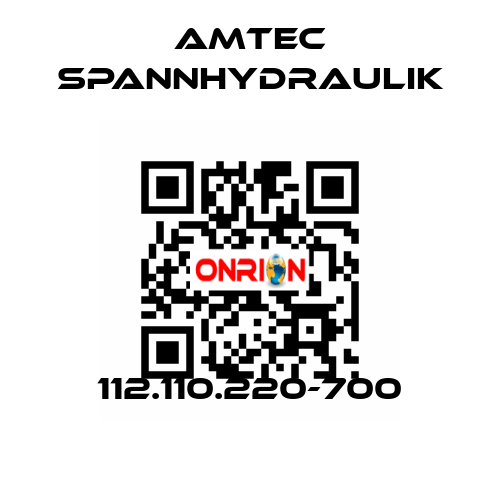 112.110.220-700 Amtec Spannhydraulik