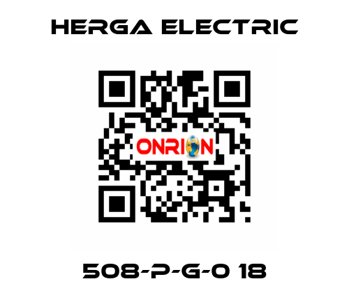 508-P-G-0 18 Herga Electric