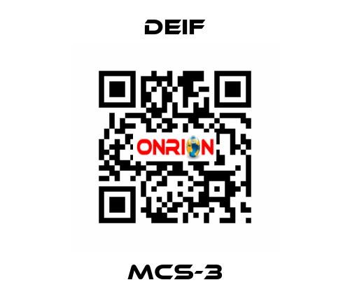 MCS-3 Deif