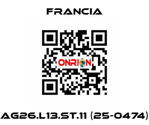 AG26.L13.ST.11 (25-0474) Francia