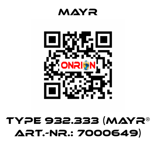 Type 932.333 (mayr® Art.-Nr.: 7000649) Mayr