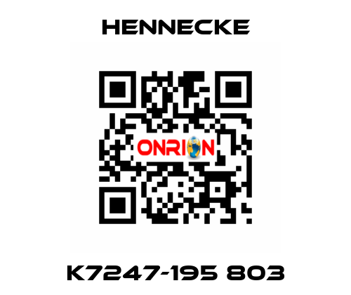 K7247-195 803 Hennecke