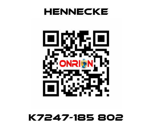 K7247-185 802 Hennecke