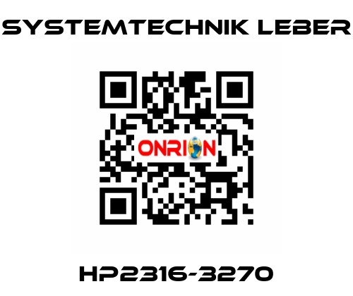 HP2316-3270 Systemtechnik LEBER