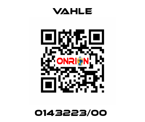 0143223/00  Vahle