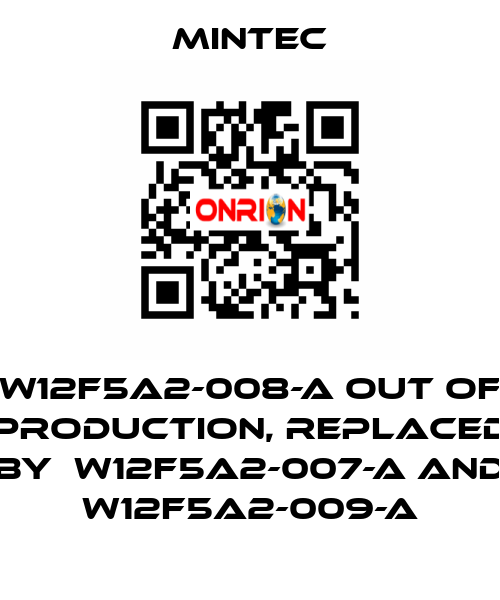 W12F5A2-008-A out of production, replaced by  W12F5A2-007-A and W12F5A2-009-A MINTEC