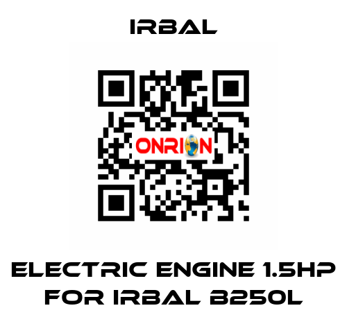 Electric engine 1.5hp for Irbal B250L irbal