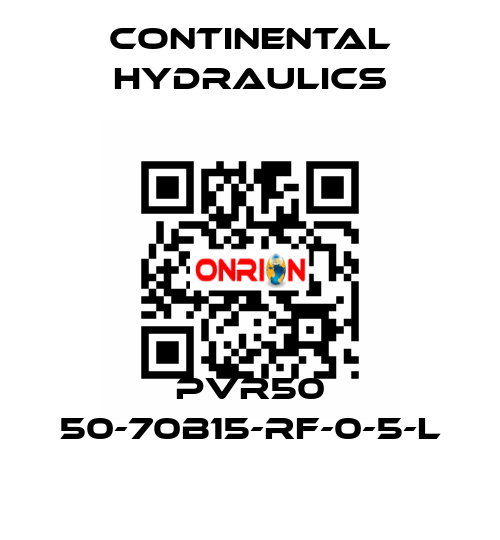 PVR50 50-70B15-RF-0-5-L Continental Hydraulics