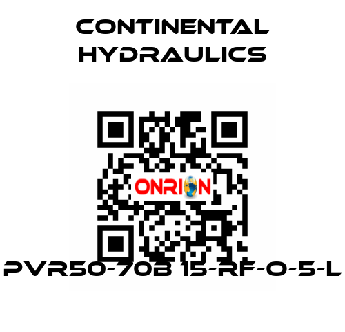 PVR50-70B 15-RF-O-5-L Continental Hydraulics