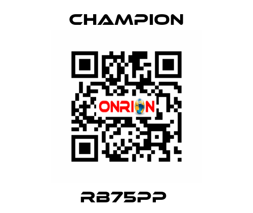 RB75PP  Champion