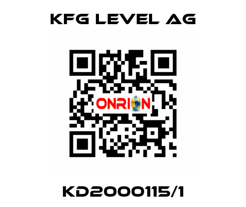 KD2000115/1 KFG Level AG