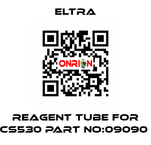 reagent tube for CS530 Part No:09090  Eltra