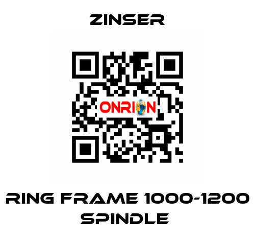 RING FRAME 1000-1200 SPINDLE  Zinser