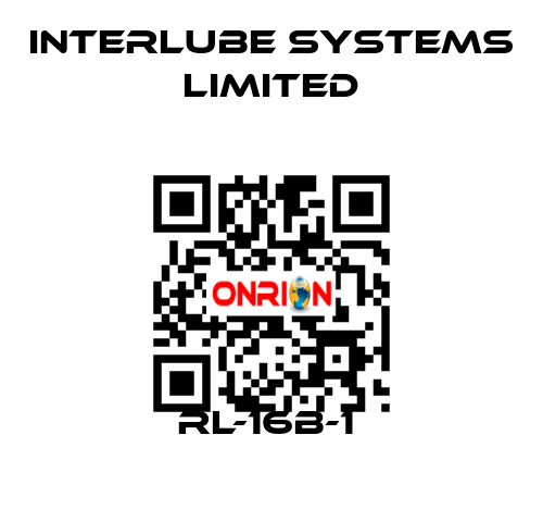 RL-16B-1  Interlube Systems Limited