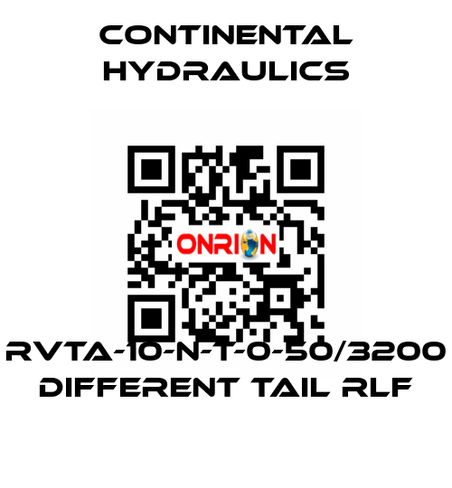 RVTA-10-N-T-0-50/3200 DIFFERENT TAIL RLF Continental Hydraulics