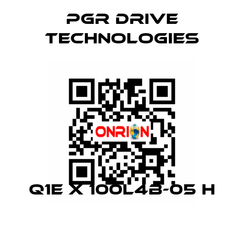 Q1E X 100L4B-05 H PGR Drive Technologies