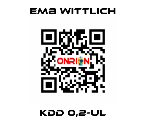 KDD 0,2-UL EMB Wittlich