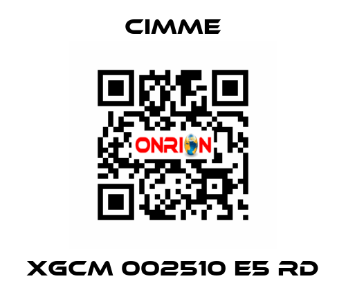 XGCM 002510 E5 RD Cimme