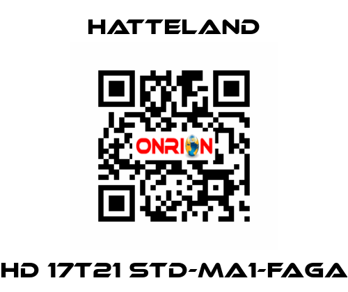 HD 17T21 STD-MA1-FAGA HATTELAND