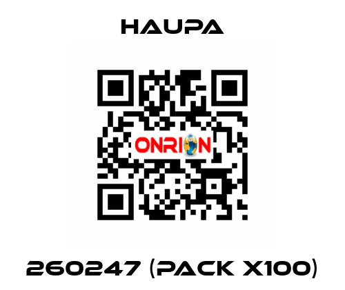 260247 (pack x100) Haupa