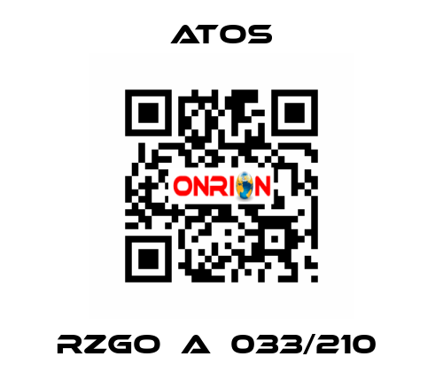 RZGO‐A‐033/210  Atos