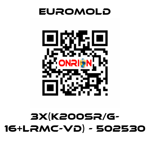 3x(K200SR/G- 16+LRMC-VD) - 502530 EUROMOLD