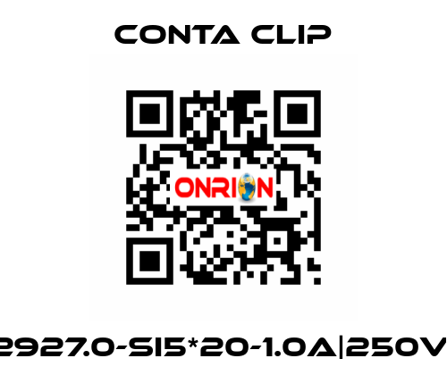 2927.0-SI5*20-1.0A|250V| Conta Clip