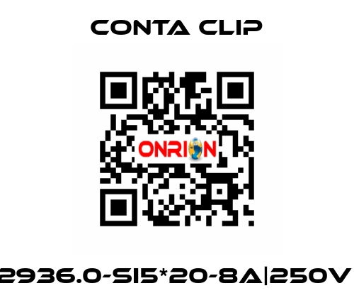 2936.0-SI5*20-8A|250V| Conta Clip