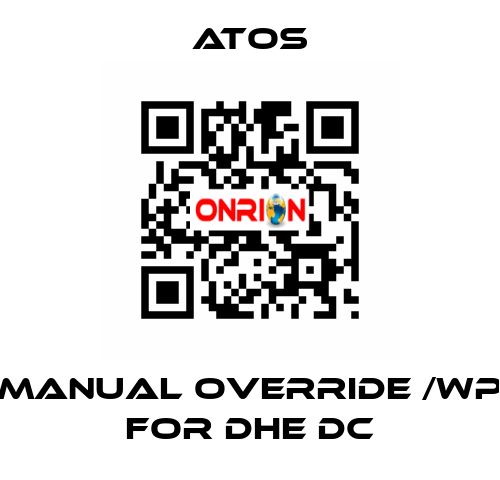 Manual override /WP for DHE DC Atos