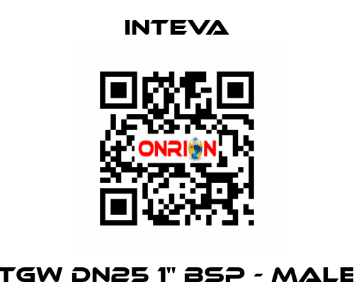 TGW DN25 1" BSP - male Inteva