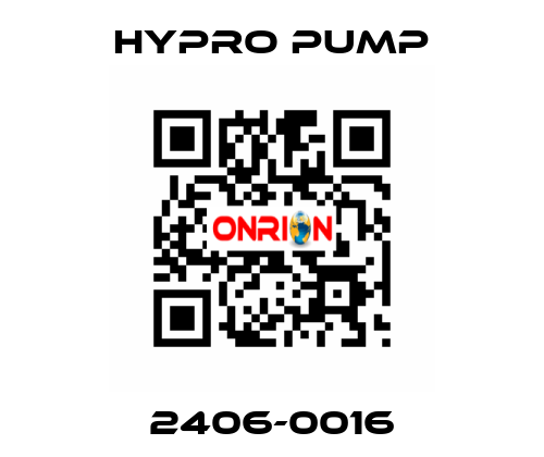 2406-0016 Hypro Pump