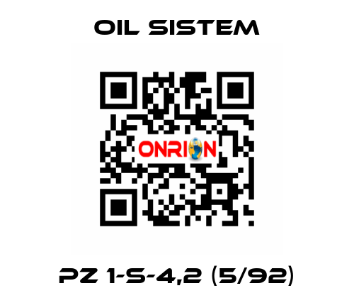 PZ 1-S-4,2 (5/92) Oil Sistem