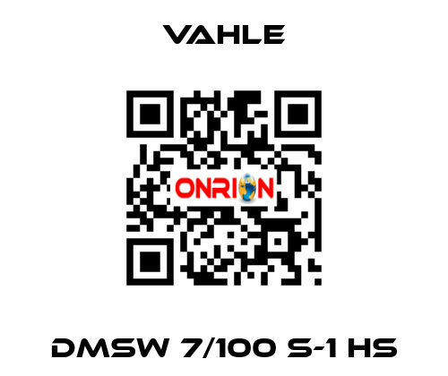 DMSW 7/100 S-1 HS Vahle