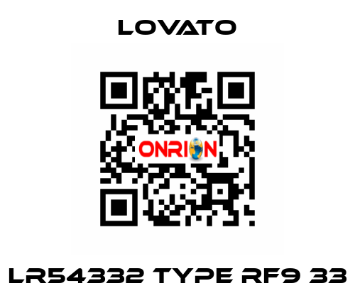 LR54332 Type RF9 33 Lovato