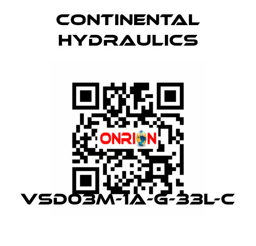 VSD03M-1A-G-33L-C Continental Hydraulics