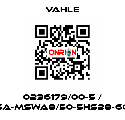 0236179/00-5 / SA-MSWA8/50-5HS28-60 Vahle