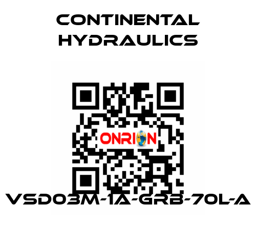 VSD03M-1A-GRB-70L-A Continental Hydraulics